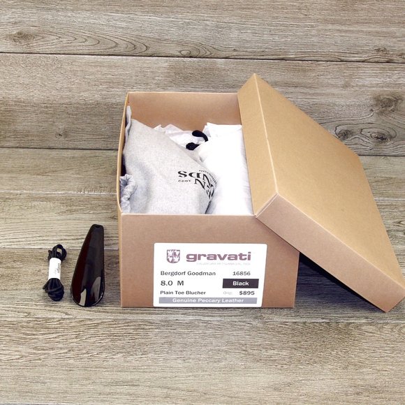 $895 Gravati PECCARY Bergdorf Goodman 8 M * Allen Edmonds Bags (add $15 Trees) main image 13